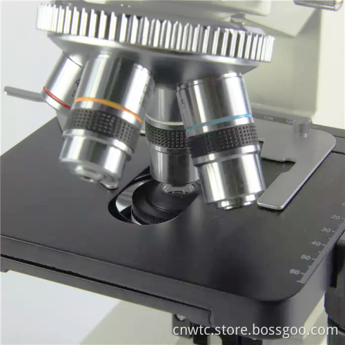 CE ISO Certified Laboratory Microscope: 40-1600X Magnification, Biological Specimen Analysis - Model 107BN